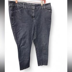 New York & Company Dark Blue Skinny Jeans